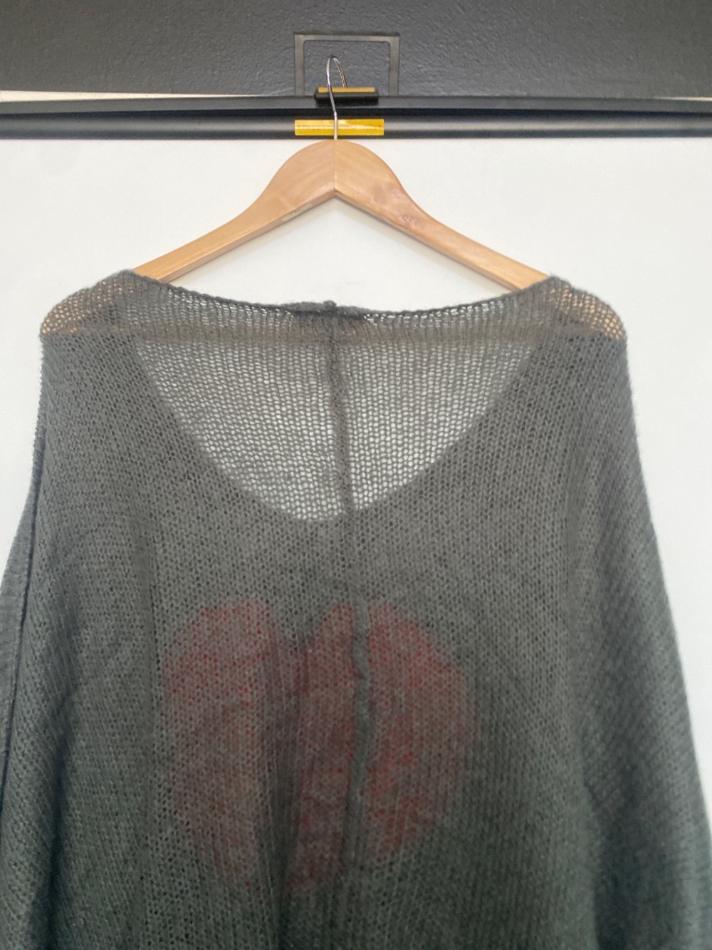 Wooden Ships M/L Heart Knit Sweater - Picture 9 of 10